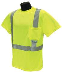 Radians T-Shirt, Unisex, 2XL, 23-41/64 in., Green ST11-2PGS-2X