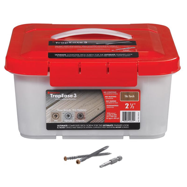 FASTENMASTER Trapease Scrw Tiki Torch FMTR3-212-1050T