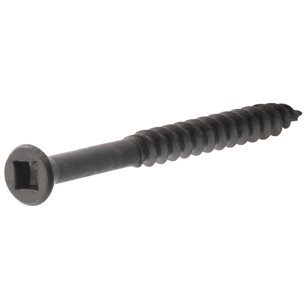 Hillman 5000551 No.6 x 1.62 in. Square Flat Head Black Phosphate Steel Trim Screws Pack of 75 41905