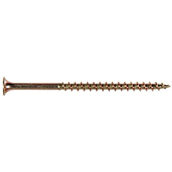 Hillman 5000555 No. 6 x 1.25 in. Phillips Bugle Head Yellow Zinc-Plated Steel Multi-Purpose Screws - Pack of 100 40886