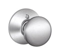 Schlage F170 PLY 626 Plymouth Door Knob, One Sided Non-Turning Dummy Door Handle, Satin Chrome