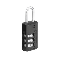 Master Lock 646D Set Your Own Combination Luggage Lock, 13/16 in. Wide with 11/16 in. Long Shackle, Black