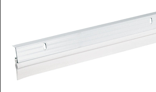 Frost King W59/36H Premium Aluminum and Vinyl Door Sweep 1-5/8-Inch by 36-Inches, White
