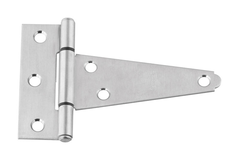 National Hardware N342-501 V285 Extra Heavy T Hinge in Stainless Steel,4 Inch