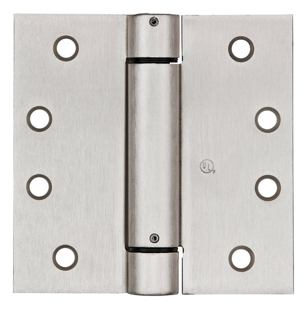 National Hardware N350-801 4 X 4 Square Corners Satin Nickel Spring Hinge (2-Pack)