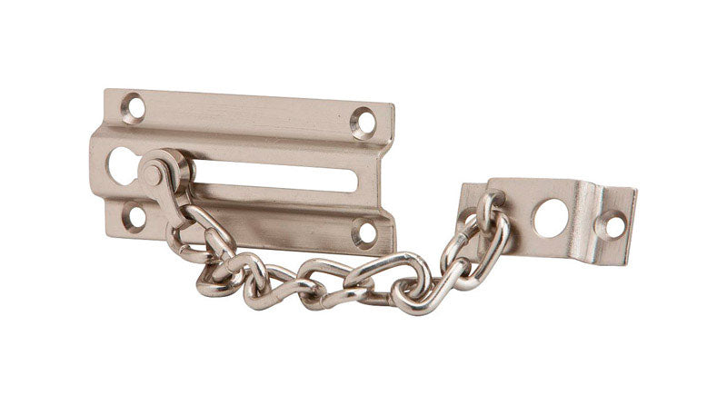 SCHLAGE Ives by Schlage 481F15 Chain Door Guard, Satin Nickel