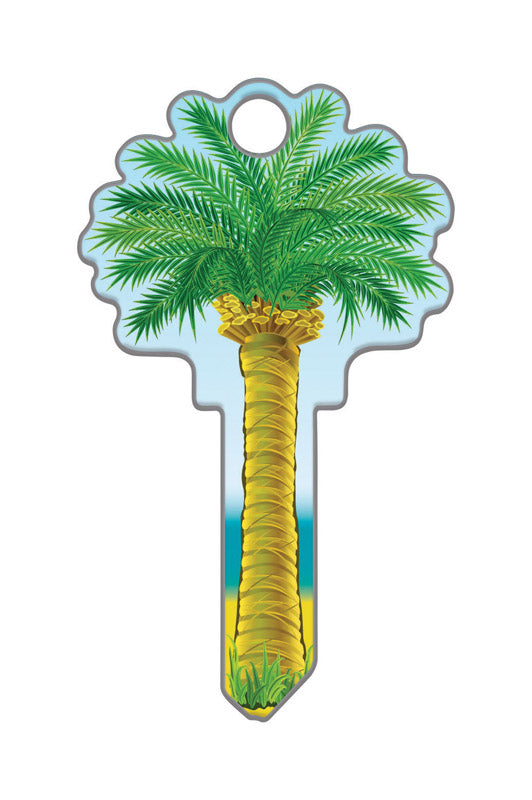 Lucky Line Key Shapes, Palm Tree, House Key Blank, KW1/11