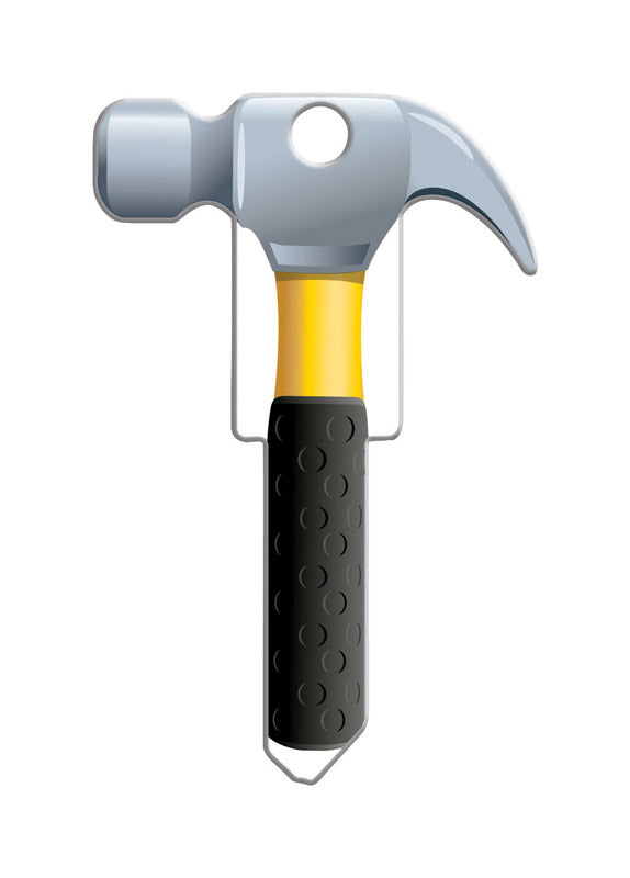 Lucky Line Key Shapes, Hammer, House Key Blank KW/11, 1 Key (B122K)