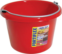 Fortex-Fortiflex N4008R Livestock Feed Pail, Red