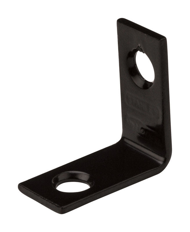 National Hardware N266-479 115BC Corner Braces in Black finish,1" x 1/2"