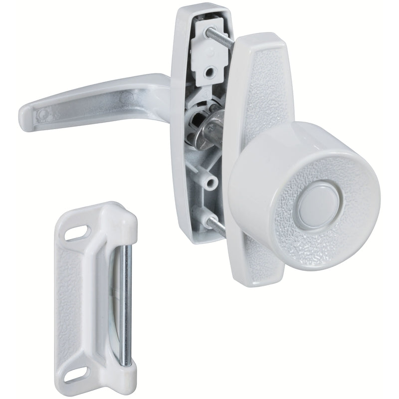 National Hardware N212-993 V1307 Universal Knob Latch in White,1-1/2,1-3/4,3"
