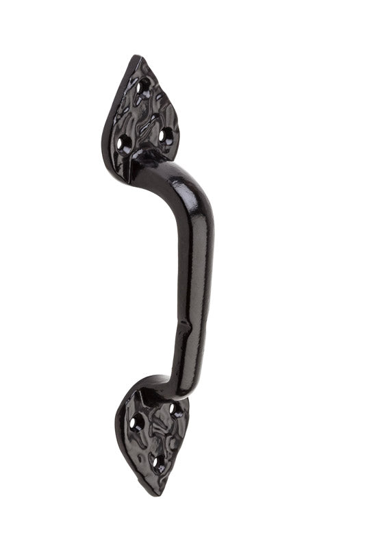 National Hardware N109-023 V8 Spear Gate Pull in Black