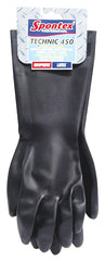 Spontex 33555 Chemical-Resistant Safety Gloves Black