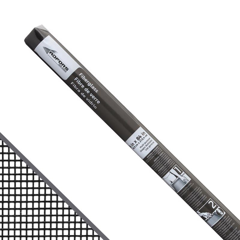 Saint Gobain FCS8550-M 24'' X 84'' Charcoal Fiberglass Insect Screen Wire
