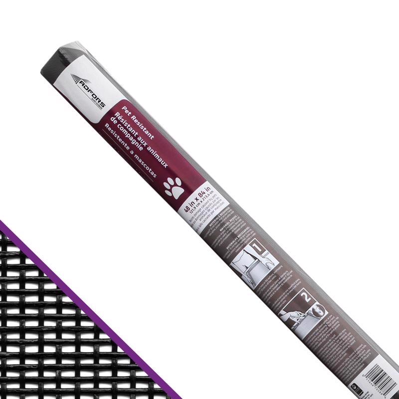 Saint-Gobain ADFORS FCS8994-M Premium Pet Screen, 48'' x 84'', Charcoal