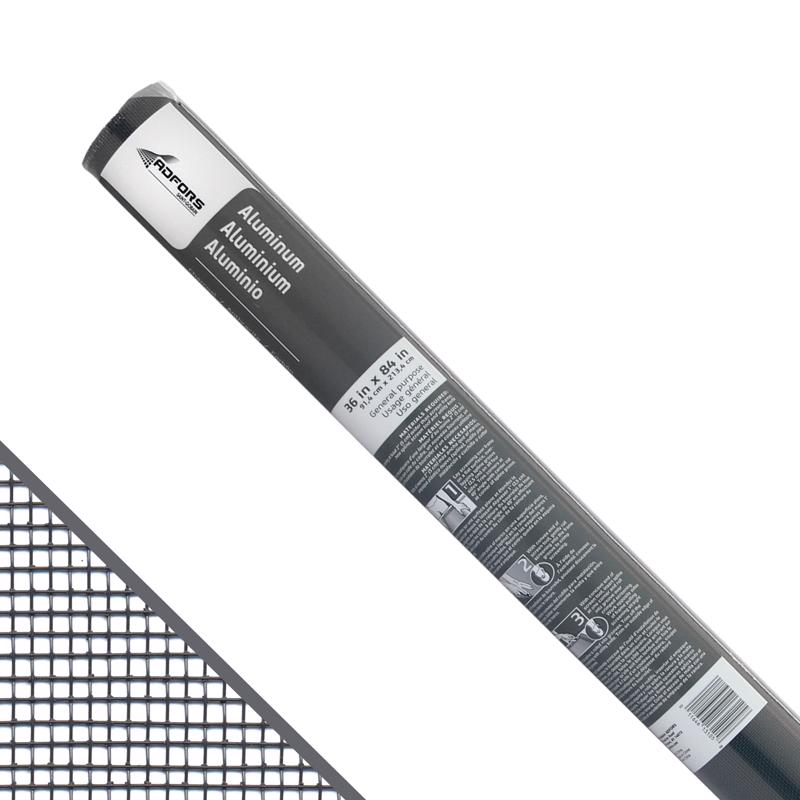 Saint Gobain FCS9370-M 3' X 7' Charcoal Aluminum Screen