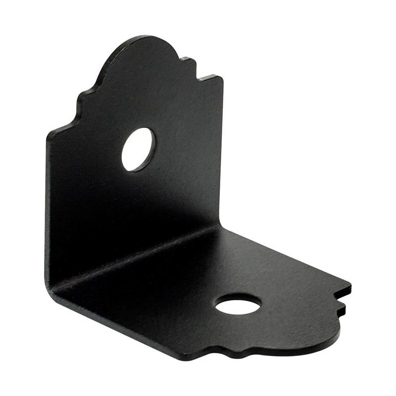 Simpson Strong-Tie Outdoor Accents Mission Collection ZMAX, Black Powder-Coated 90 Angle for 4X