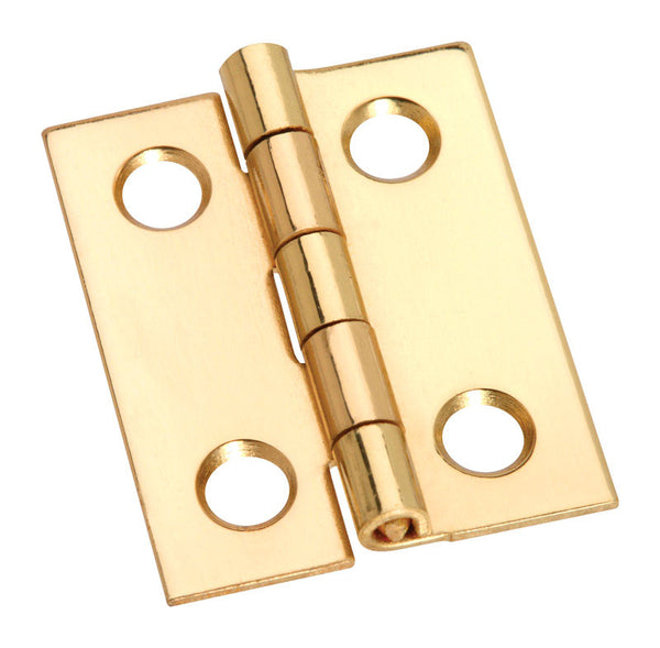 National Hardware N211-284 1 X 13/16 Square Corners Solid Brass Hinge 4 Pack (5-Pack)