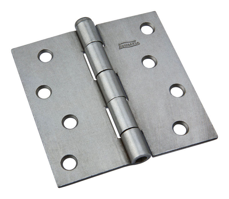 National Hardware N139-998 504BC Removable Pin Broad Hinge in Plain Steel