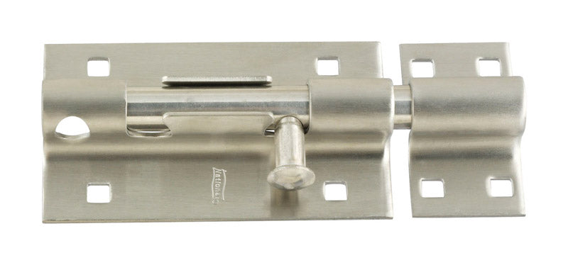 National Hardware N342-477 V839 Barrel Bolt in Stainless Steel