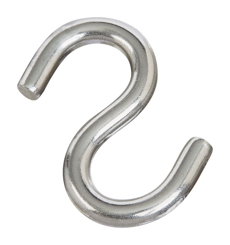 National Hardware N233-551 2078BC Open S Hook in Stainless Steel