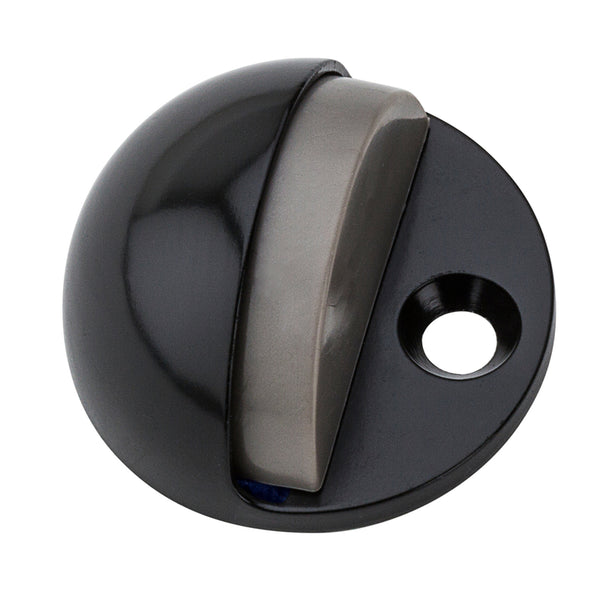 National Hardware Zinc Oil Rubbed Bronze Brown Door Stop Mounts to Floor N327-612