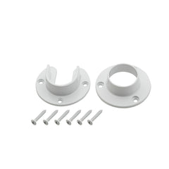 National Hardware S822-083 closet flange set, white