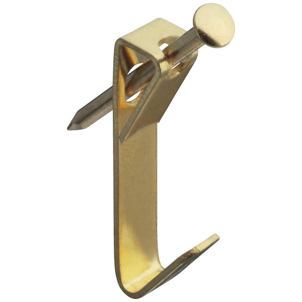 National Hardware N260-042 V2530 Picture Hangers in Brass, 4 pack