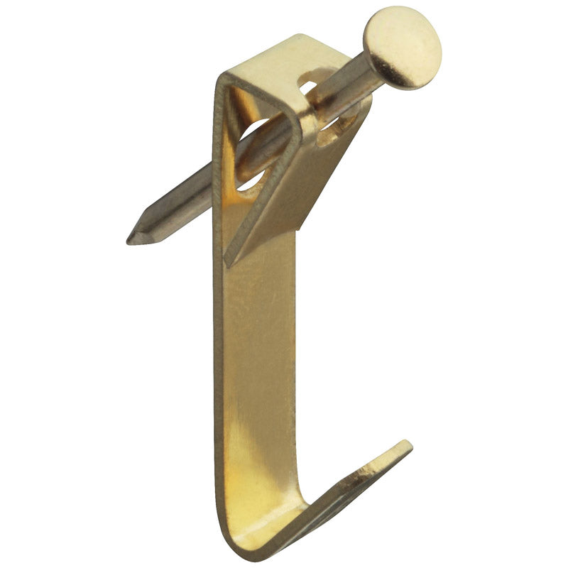 National Hardware N260-042 V2530 Picture Hangers in Brass, 4 pack