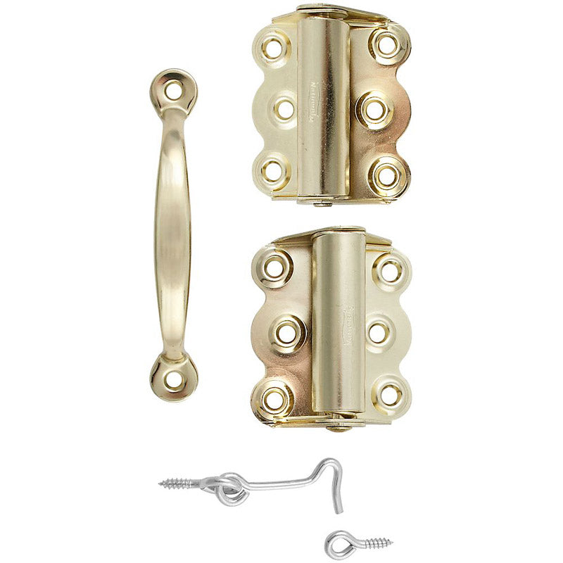 National Hardware N190-769 V92 Screen/Storm Door Sets in Brass