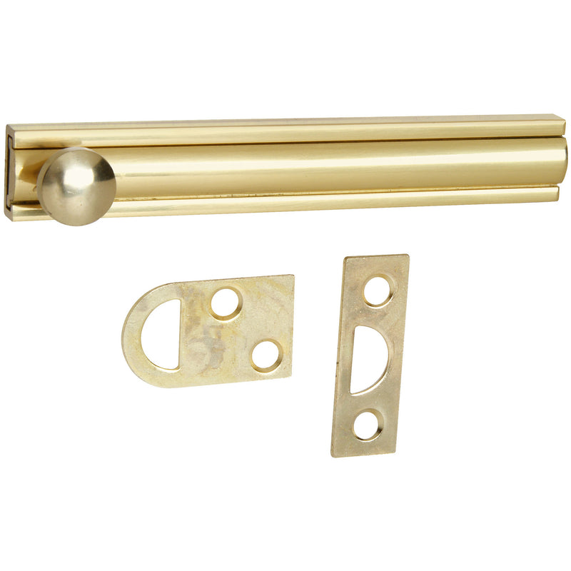 National Hardware N197-988 V1922 Flush Bolt in Solid Brass,4 Inch