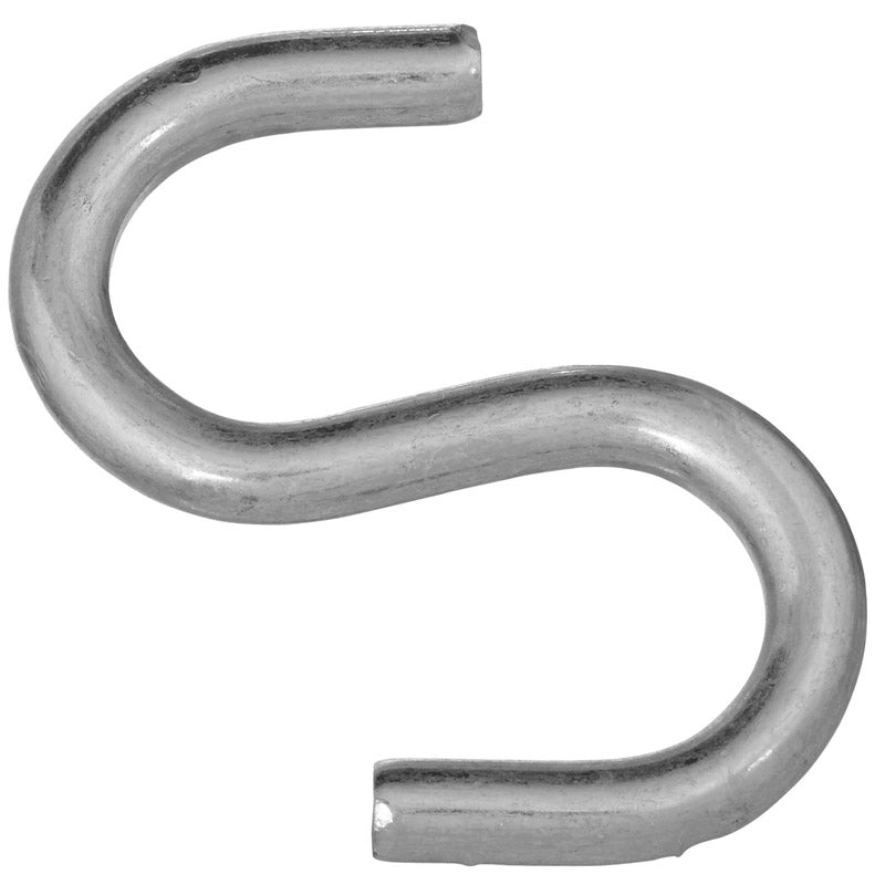 National Hardware N273-441 2076BC Open S Hook in Zinc plated,3 Inch