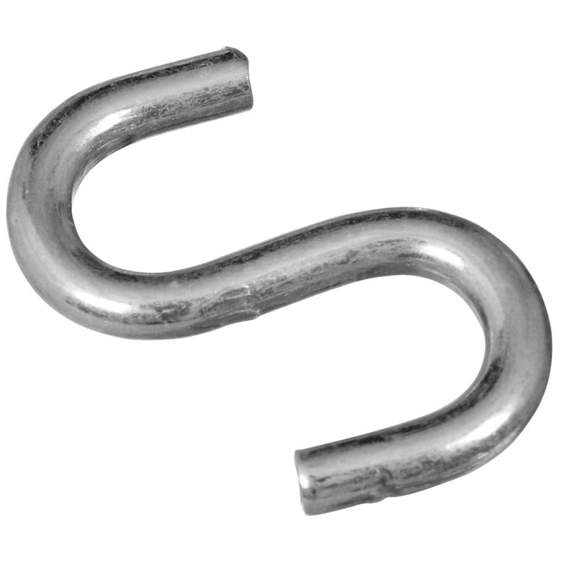 National Hardware N273-417 2076BC Open S Hook in Zinc Plated, 1-1/2"