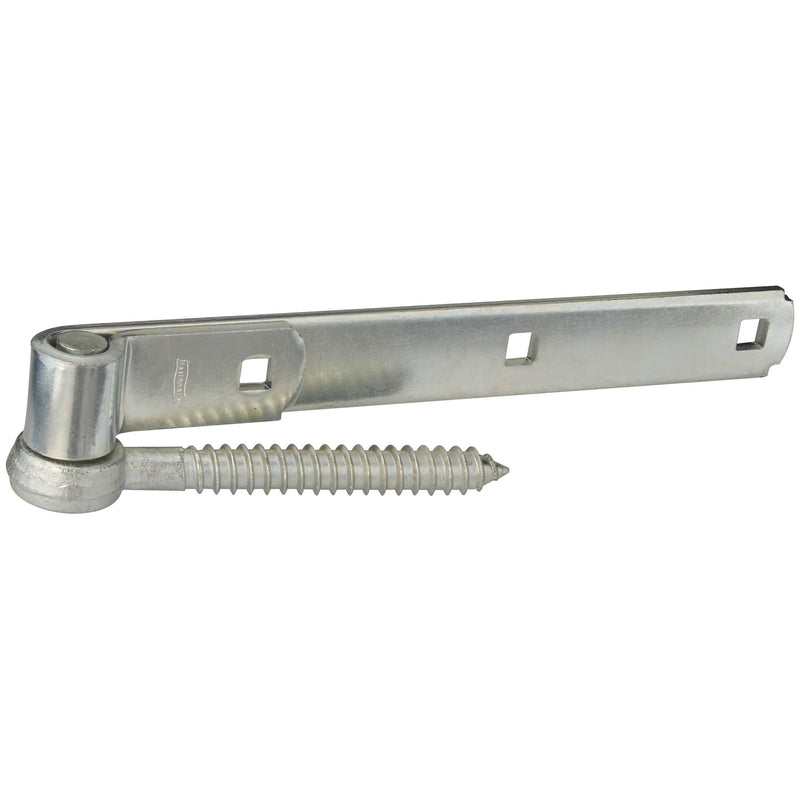 National Hardware N129-726 290BC Screw Hook/Strap Hinges in Zinc plated, 2 pack