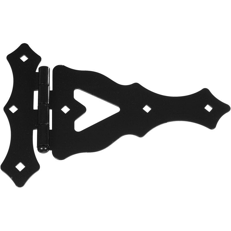 National Hardware N179-200 859BC Ornamental T Hinge in Black