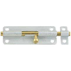 National Hardware 5 in. L Galvanized Steel Barrel Bolt 1 pk