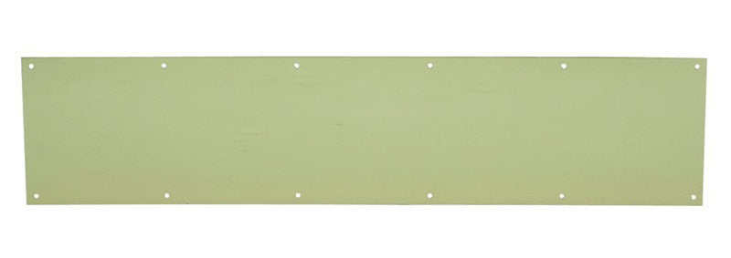 IVES 8X34 Schlage Sc8400B3 Kick Plate, 34 in L X 8 in W, for Use with Exterior Or Interior Door Surface, 8" x 34"