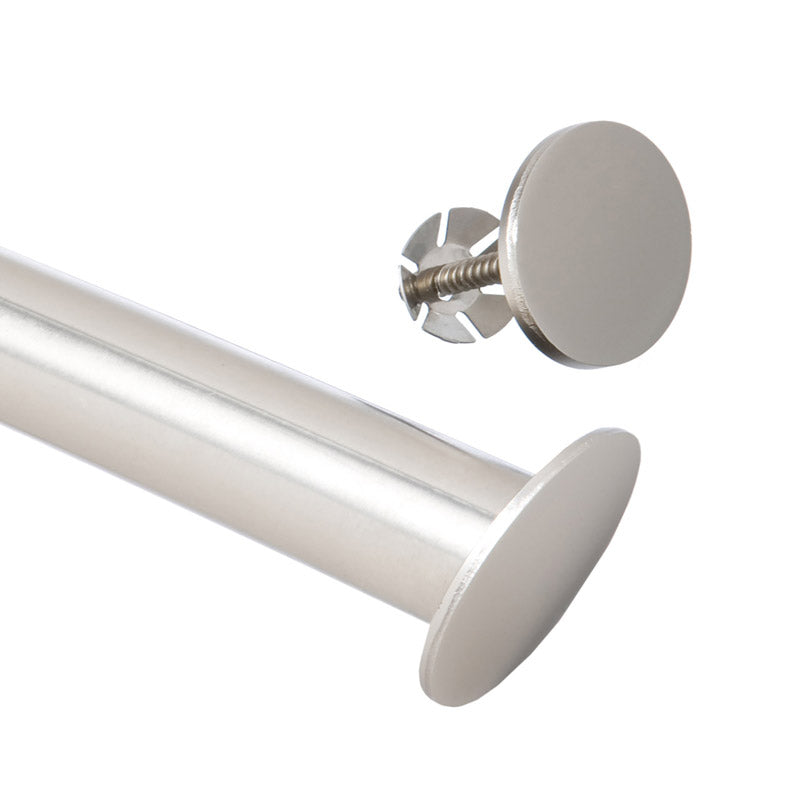 Organized Living freedomRail Clothes Rod Stops, Set of 2 - Chrome