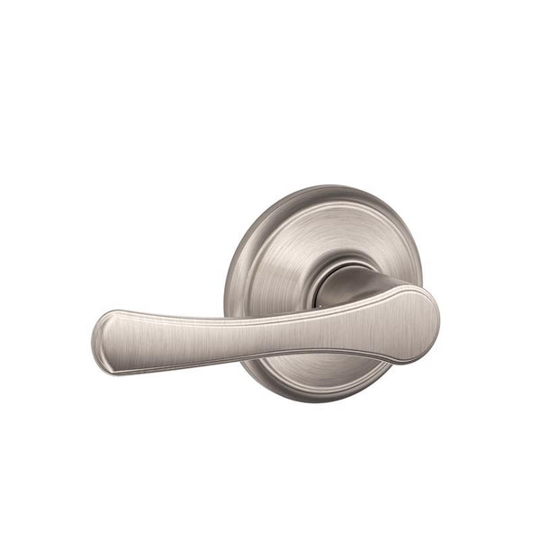 Schlage Avila Satin Nickel Metal Passage Lever 2 Right or Left Handed - Total Qty: 1 F10VVLA619