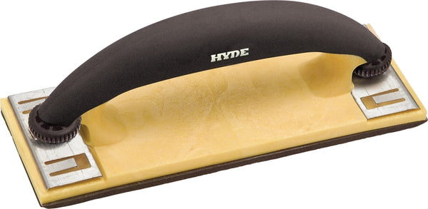 HYDE 09057 Quick-Change Drywall Hand Sander, Soft-Grip