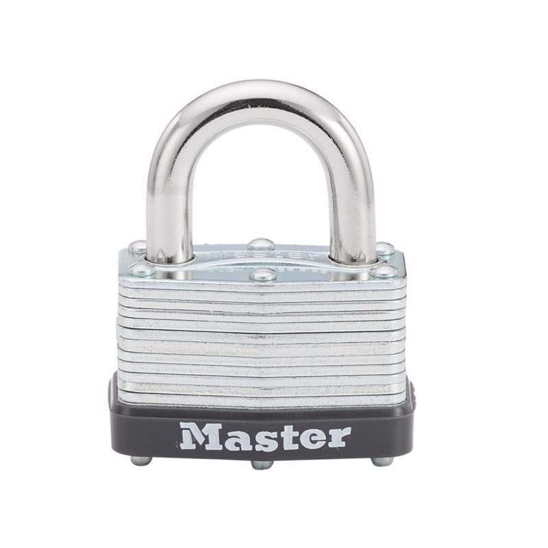 Master Lock Padlock, Laminated Steel Warded Lock, 1-3/4 in. Wide, 500D