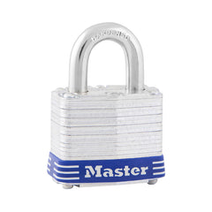 Master Lock 3D Outdoor Padlock with Key, 1 Pack, Silver