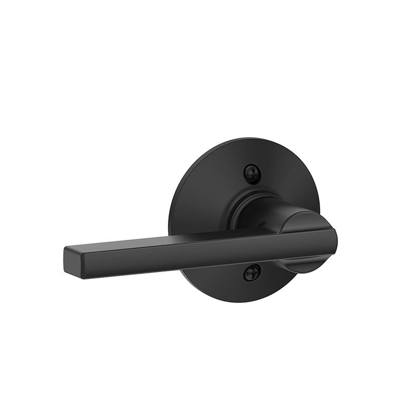 Schlage F170-LAT-622 Matte Black Dummy Latitude Style Lever
