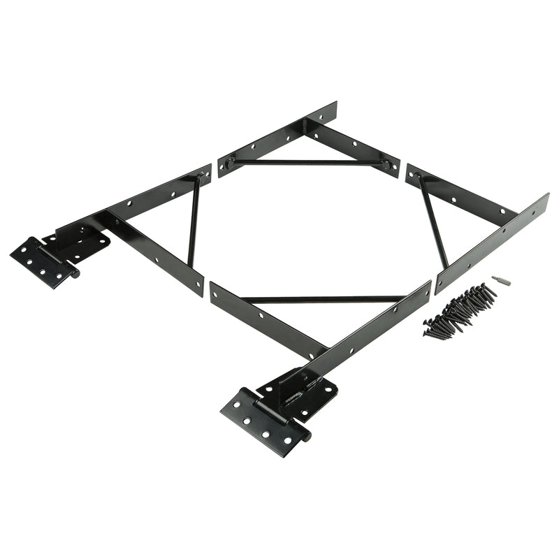 Anti Sag Gate Kit N109-060 by National Hardware in Black