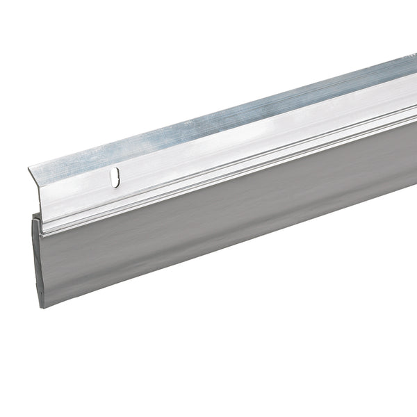 Frost King A82/36H Extra Wide Heavy Duty Alum/Vinyl Door Sweep, 2-3/8In Wide x 36In Long, Silver