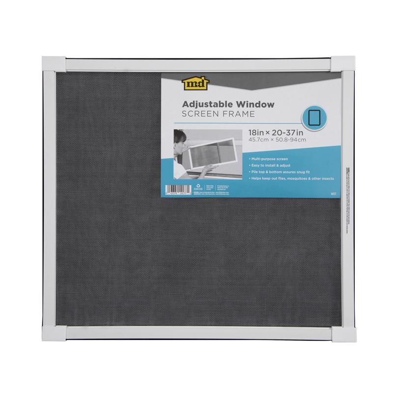 M-D Building Products 14177 Adjustable Screen, White (Pack of 8)