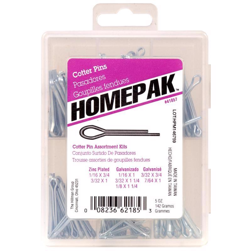 HOMEPAK 41857 Cotter Pin Kit, No Size, No Color