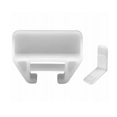 Prime-Line R 7221 21/32 In. x 1-1/8 In., White Drawer Guide Kit (2 Pack)