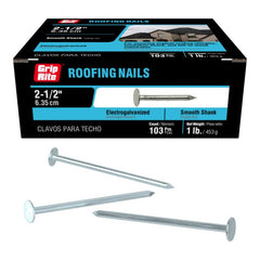 Grip-Rite 212EGRFG1 roofing nails Silver