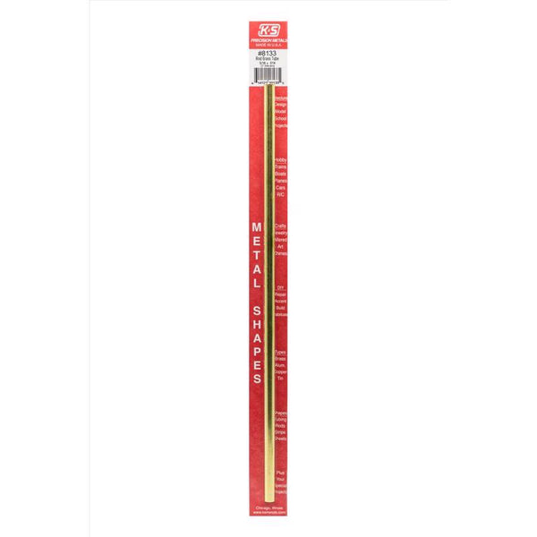 K & S Precision Metals 8133 Round Brass Tube, 5/16" x 12"